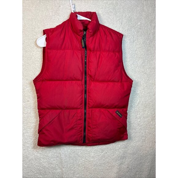 Woolrich Mens Red Puffer Vest Size M - Picture 3 of 16